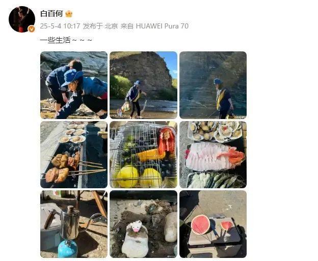 五一假期与4岁小儿子露营的温馨画面澳门新葡京入口白百何首晒二胎分享(图2)