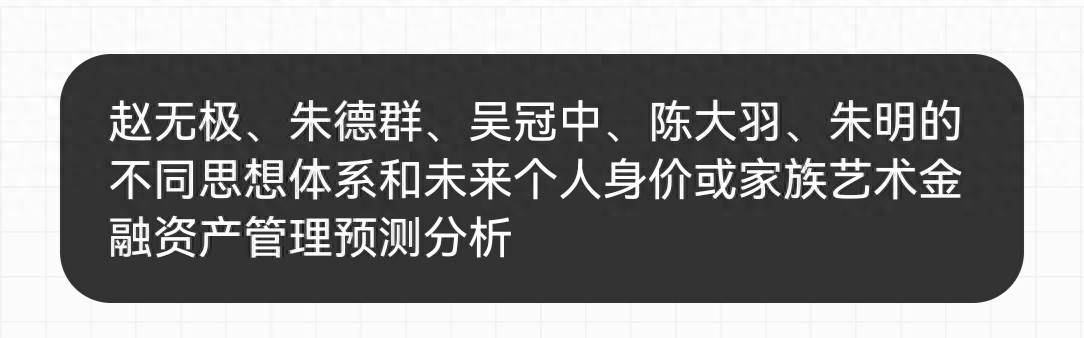 体系和未来个人身价或家族艺术金融资产管理